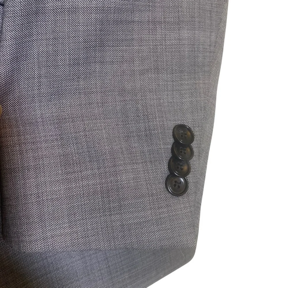 KENNETH COLE  New York  Men's size 46L Gray wool blend Suit/Sport Coat Blazer